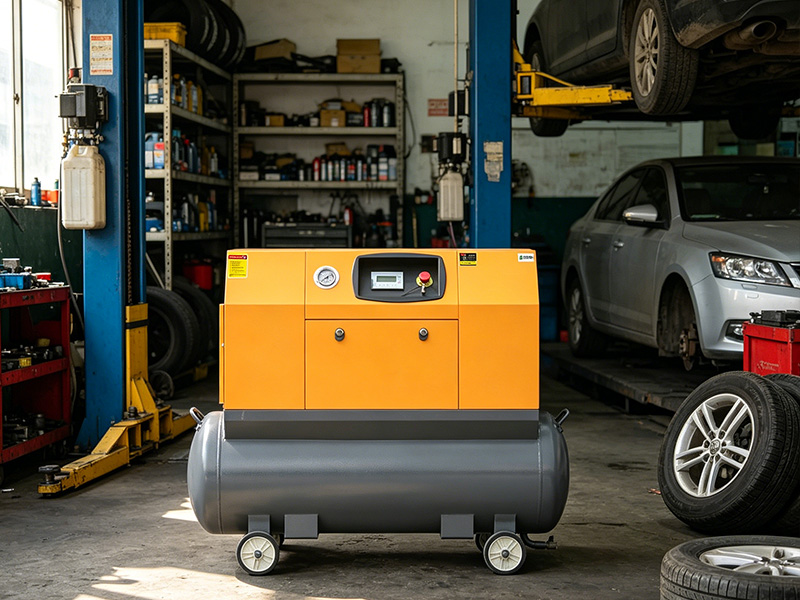 Portable Air Compressor for Construction