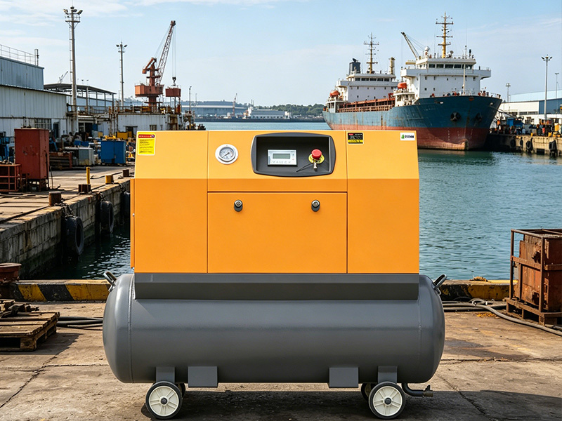 Portable Screw Compressor for Mining